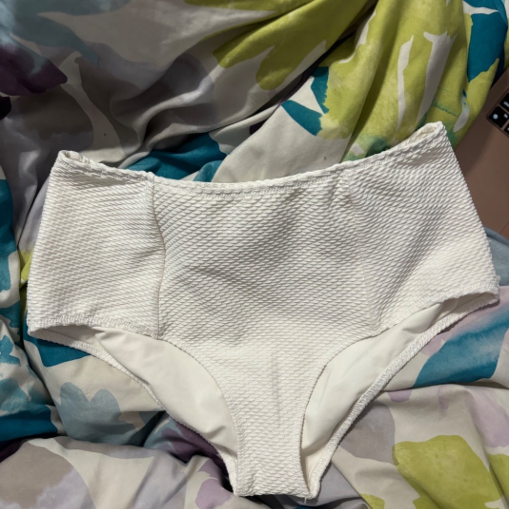 NWT Aerie Jacquard High Waisted Bikini Bottom